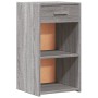 Mesitas noche 2 uds madera ingeniería gris Sonoma 35x34x65 cm de vidaXL, Mesitas de noche - Ref: Foro24-840587, Precio: 65,18...