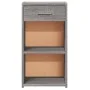 Mesitas noche 2 uds madera ingeniería gris Sonoma 35x34x65 cm de vidaXL, Mesitas de noche - Ref: Foro24-840587, Precio: 64,34...