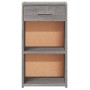 Mesitas noche 2 uds madera ingeniería gris Sonoma 35x34x65 cm de vidaXL, Mesitas de noche - Ref: Foro24-840587, Precio: 65,18...