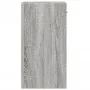 Mesitas noche 2 uds madera ingeniería gris Sonoma 35x34x65 cm de vidaXL, Mesitas de noche - Ref: Foro24-840587, Precio: 64,34...