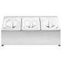 Gastronorm-Tablettträger mit 3 1/6 Edelstahltabletts von vidaXL, Behälter für Küchenutensilien - Ref: Foro24-51220, Preis: 58...