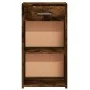 Mesitas noche 2 uds madera ingeniería roble ahumado 35x34x65 cm de vidaXL, Mesitas de noche - Ref: Foro24-840585, Precio: 59,...