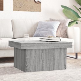 Sonoma gray engineered wood coffee table 80x55x40 cm by vidaXL, Coffee table - Ref: Foro24-840868, Price: 69,38 €, Discount: %