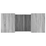 Sonoma gray engineered wood coffee table 80x55x40 cm by vidaXL, Coffee table - Ref: Foro24-840868, Price: 68,43 €, Discount: %