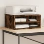 Druckerständer aus geräucherter Eichen-Ingenieurholz 49x40x22,5 cm. von vidaXL, Drucker unterstützt - Ref: Foro24-840594, Pre...