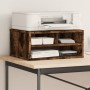 Druckerständer aus geräucherter Eichen-Ingenieurholz 49x40x22,5 cm. von vidaXL, Drucker unterstützt - Ref: Foro24-840594, Pre...