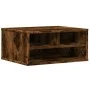 Druckerständer aus geräucherter Eichen-Ingenieurholz 49x40x22,5 cm. von vidaXL, Drucker unterstützt - Ref: Foro24-840594, Pre...