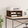 Soporte impresora madera ingeniería roble ahumado 49x40x22,5 cm by vidaXL, Printer supports - Ref: Foro24-840594, Price: 36,9...