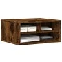Druckerständer aus geräucherter Eichen-Ingenieurholz 49x40x22,5 cm. von vidaXL, Drucker unterstützt - Ref: Foro24-840594, Pre...