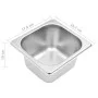Gastronorm tray support with 3 1/6 stainless steel trays by vidaXL, Kitchen utensil containers - Ref: Foro24-51220, Price: 58...