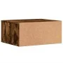 Druckerständer aus geräucherter Eichen-Ingenieurholz 49x40x22,5 cm. von vidaXL, Drucker unterstützt - Ref: Foro24-840594, Pre...
