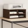 Soporte impresora madera ingeniería marrón roble 49x40x22,5 cm by vidaXL, Printer supports - Ref: Foro24-840596, Price: 34,42...