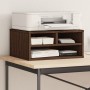 Soporte impresora madera ingeniería marrón roble 49x40x22,5 cm von vidaXL, Drucker unterstützt - Ref: Foro24-840596, Preis: 3...
