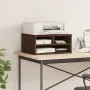 Soporte impresora madera ingeniería marrón roble 49x40x22,5 cm by vidaXL, Printer supports - Ref: Foro24-840596, Price: 34,42...
