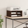 Soporte impresora madera ingeniería marrón roble 49x40x22,5 cm von vidaXL, Drucker unterstützt - Ref: Foro24-840596, Preis: 3...