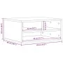Soporte impresora madera ingeniería marrón roble 49x40x22,5 cm by vidaXL, Printer supports - Ref: Foro24-840596, Price: 34,42...