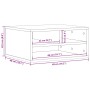 Soporte impresora madera ingeniería marrón roble 49x40x22,5 cm von vidaXL, Drucker unterstützt - Ref: Foro24-840596, Preis: 3...