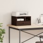 Soporte impresora madera ingeniería marrón roble 40x32x22,5 cm