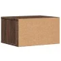 Soporte impresora madera ingeniería marrón roble 40x32x22,5 cm by vidaXL, Printer supports - Ref: Foro24-840610, Price: 34,64...
