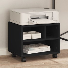 Soporte para impresora con ruedas negro 41x32x34,5 cm by vidaXL, Printer supports - Ref: Foro24-840612, Price: 45,51 €, Disco...