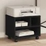 Soporte para impresora con ruedas negro 41x32x34,5 cm by vidaXL, Printer supports - Ref: Foro24-840612, Price: 44,61 €, Disco...