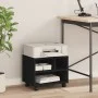 Soporte para impresora con ruedas negro 41x32x34,5 cm by vidaXL, Printer supports - Ref: Foro24-840612, Price: 44,61 €, Disco...