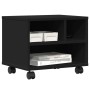 Druckerwagen mit Rädern Schwarz 41x32x34,5 cm von vidaXL, Drucker unterstützt - Ref: Foro24-840612, Preis: 45,51 €, Rabatt: %
