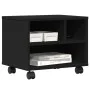 Soporte para impresora con ruedas negro 41x32x34,5 cm by vidaXL, Printer supports - Ref: Foro24-840612, Price: 44,61 €, Disco...