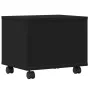 Soporte para impresora con ruedas negro 41x32x34,5 cm by vidaXL, Printer supports - Ref: Foro24-840612, Price: 44,61 €, Disco...