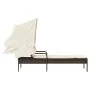 Tumbona con capota ratán sintético marrón by vidaXL, Loungers - Ref: Foro24-368189, Price: 198,26 €, Discount: %