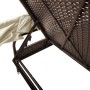 Liegestuhl mit braunem Kunststoff-Rattanverdeck. von vidaXL, Liegen - Ref: Foro24-368189, Preis: 180,97 €, Rabatt: %