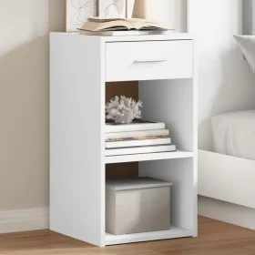 Mesitas de noche 2 uds madera de ingeniería blanco 35x34x65 cm by vidaXL, Nightstands - Ref: Foro24-840577, Price: 63,43 €, D...