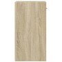 Mesita de noche madera de ingeniería roble Sonoma 35x34x65 cm
