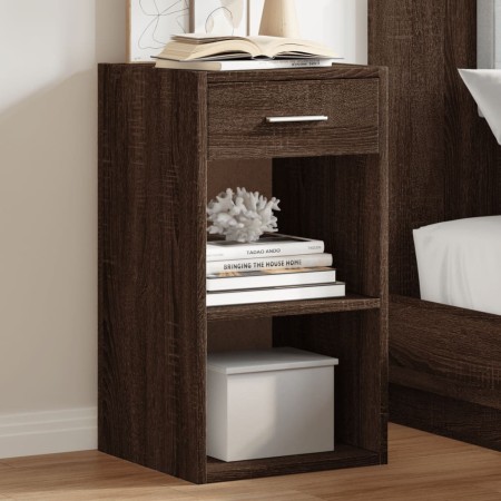 Mesitas noche 2 uds madera ingeniería marrón roble 35x34x65 cm by vidaXL, Nightstands - Ref: Foro24-840589, Price: 67,06 €, D...