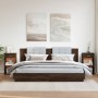 Mesitas noche 2 uds madera ingeniería marrón roble 35x34x65 cm by vidaXL, Nightstands - Ref: Foro24-840589, Price: 67,06 €, D...