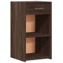 Mesitas noche 2 uds madera ingeniería marrón roble 35x34x65 cm by vidaXL, Nightstands - Ref: Foro24-840589, Price: 67,06 €, D...