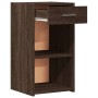 Mesitas noche 2 uds madera ingeniería marrón roble 35x34x65 cm by vidaXL, Nightstands - Ref: Foro24-840589, Price: 67,06 €, D...