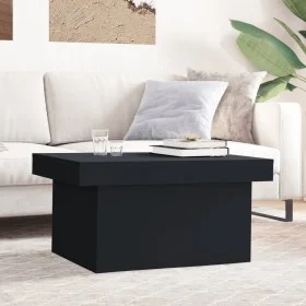 Mesa de centro madera de ingeniería negro 80x55x40 cm by vidaXL, Coffee table - Ref: Foro24-840864, Price: 61,86 €, Discount: %
