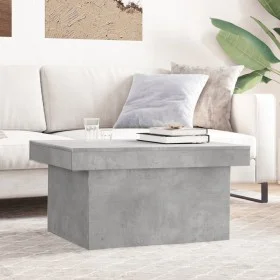 Mesa de centro madera de ingeniería gris hormigón 80x55x40 cm by vidaXL, Coffee table - Ref: Foro24-840866, Price: 65,55 €, D...