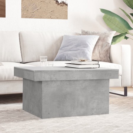 Mesa de centro madera de ingeniería gris hormigón 80x55x40 cm by vidaXL, Coffee table - Ref: Foro24-840866, Price: 66,45 €, D...