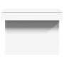 Mesa de centro madera de ingeniería blanco 100x55x40 cm by vidaXL, Coffee table - Ref: Foro24-840870, Price: 74,29 €, Discoun...