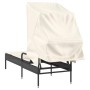 Tumbona con capota ratán sintético negro de vidaXL, Tumbonas - Ref: Foro24-368188, Precio: 192,22 €, Descuento: %