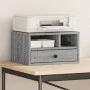 Druckerständer aus grauer Sonoma-Ingenieurholzmaserung, 40x32x22,5 cm. von vidaXL, Drucker unterstützt - Ref: Foro24-840609, ...
