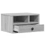 Druckerständer aus grauer Sonoma-Ingenieurholzmaserung, 40x32x22,5 cm. von vidaXL, Drucker unterstützt - Ref: Foro24-840609, ...
