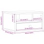Soporte impresora madera ingeniería gris Sonoma 40x32x22,5 cm by vidaXL, Printer supports - Ref: Foro24-840609, Price: 37,17 ...