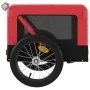 Pet Bicycle Trailer Iron Oxford Cloth Red Black by vidaXL, pet strollers - Ref: Foro24-93915, Price: 94,34 €, Discount: %