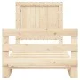 Bed frame with solid pine wood headboard 100x200 cm by vidaXL, Beds and slatted bases - Ref: Foro24-3281539, Price: 143,88 €,...