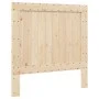 Bed frame with solid pine wood headboard 100x200 cm by vidaXL, Beds and slatted bases - Ref: Foro24-3281539, Price: 143,88 €,...