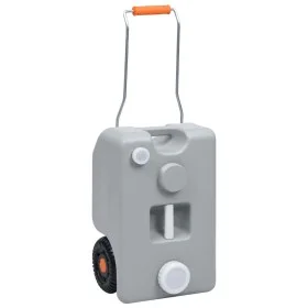 Grauer 25 L Camping-Wassertank mit Rädern von vidaXL, Camping und Wandern - Ref: Foro24-30132, Preis: 92,63 €, Rabatt: %