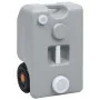 Water tank with wheels for camping, gray, 25 L by vidaXL, Camping and hiking - Ref: Foro24-30132, Price: 92,49 €, Discount: %